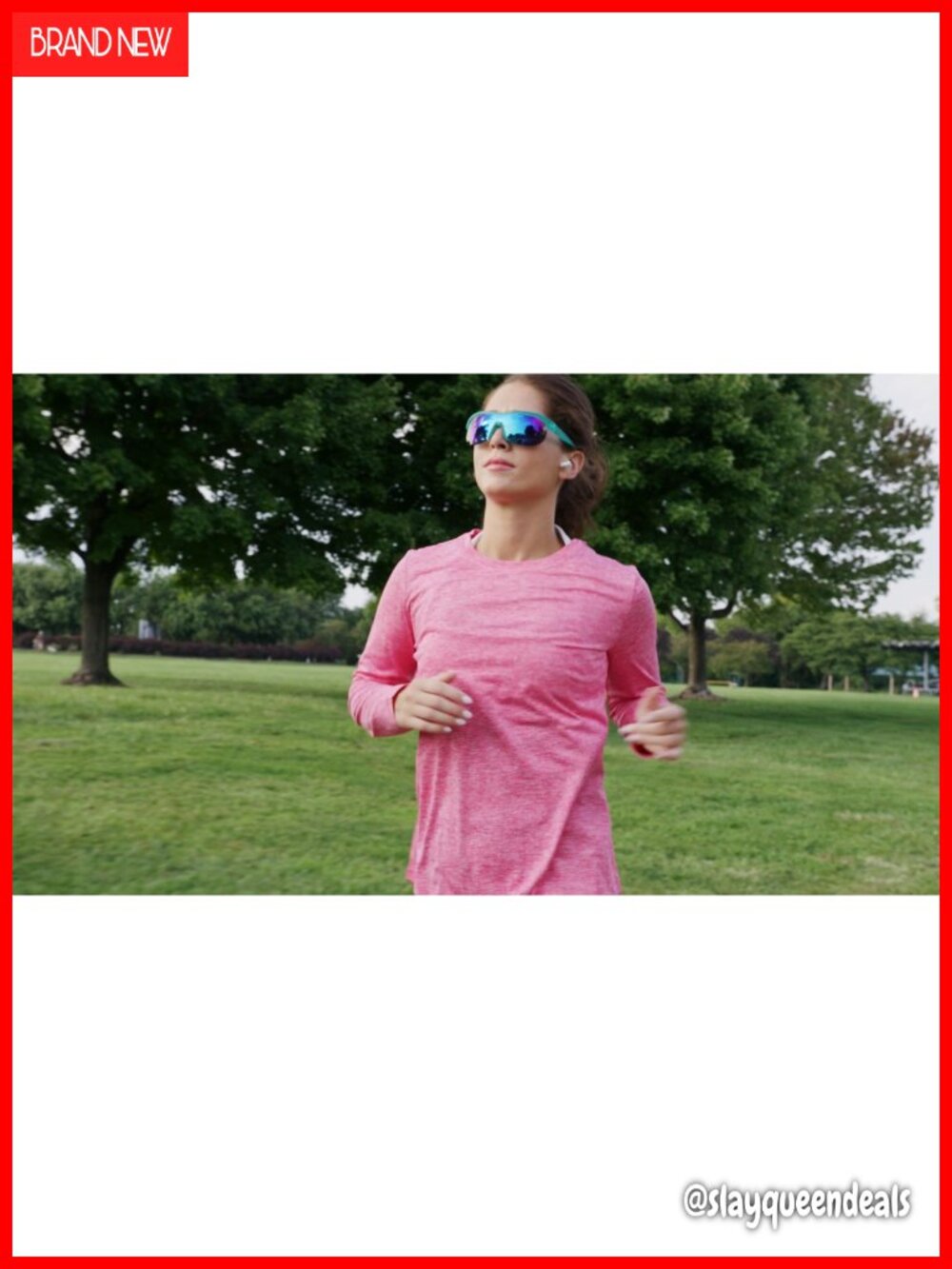 Long Sleeve Athletic Running Shirt Lightweight Quick Dry Workout Top - Picture 6 of 6